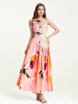 Minimalist Cut Out Maxi Dress
