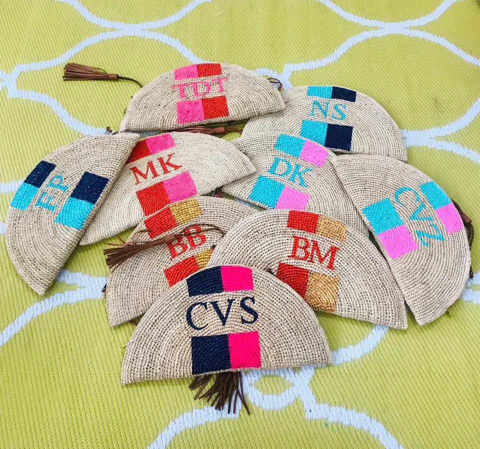 Monogrammed Clutch Bag