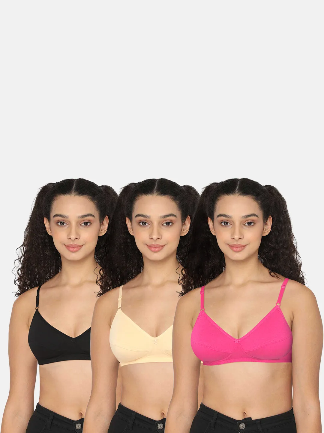 Naidu Hall Knitwear-Bra Special Combo Pack - Glori - C66