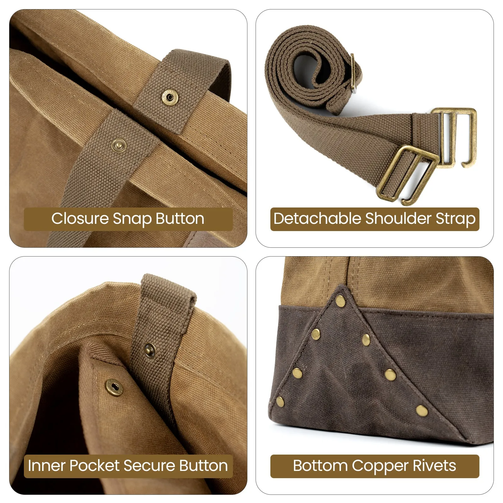 OneTigris Waxed Canvas Bag