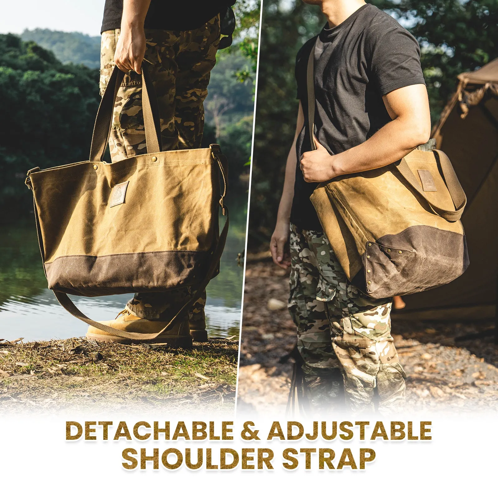 OneTigris Waxed Canvas Bag