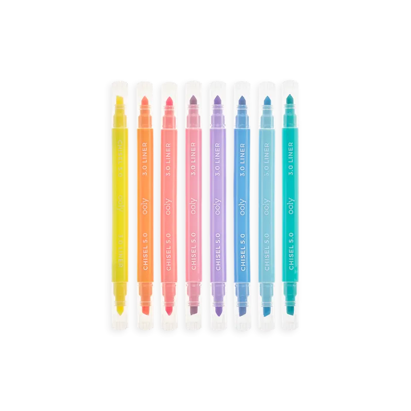 Pastel Liners Dual Tip Markers