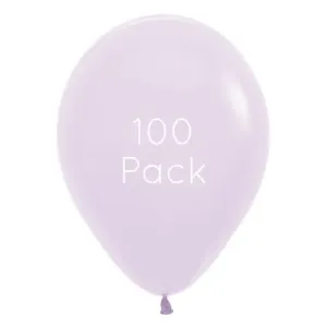 Pastel Matte Lilac Balloons - 100 Pkt