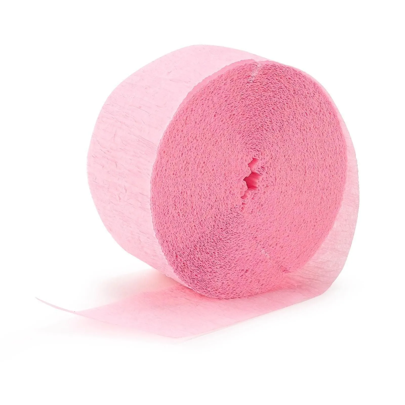 Pastel Pink Crepe Streamer 24m