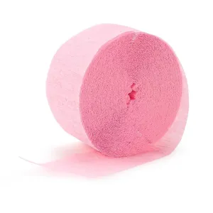 Pastel Pink Crepe Streamer 24m