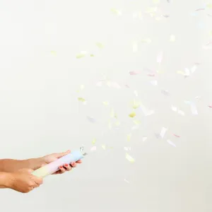 Pastel Wedding Confetti Cannon