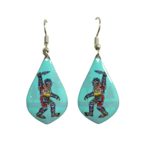 "Sasquatch" Dangle Earrings by Indigenous Artist, Jessica Somers