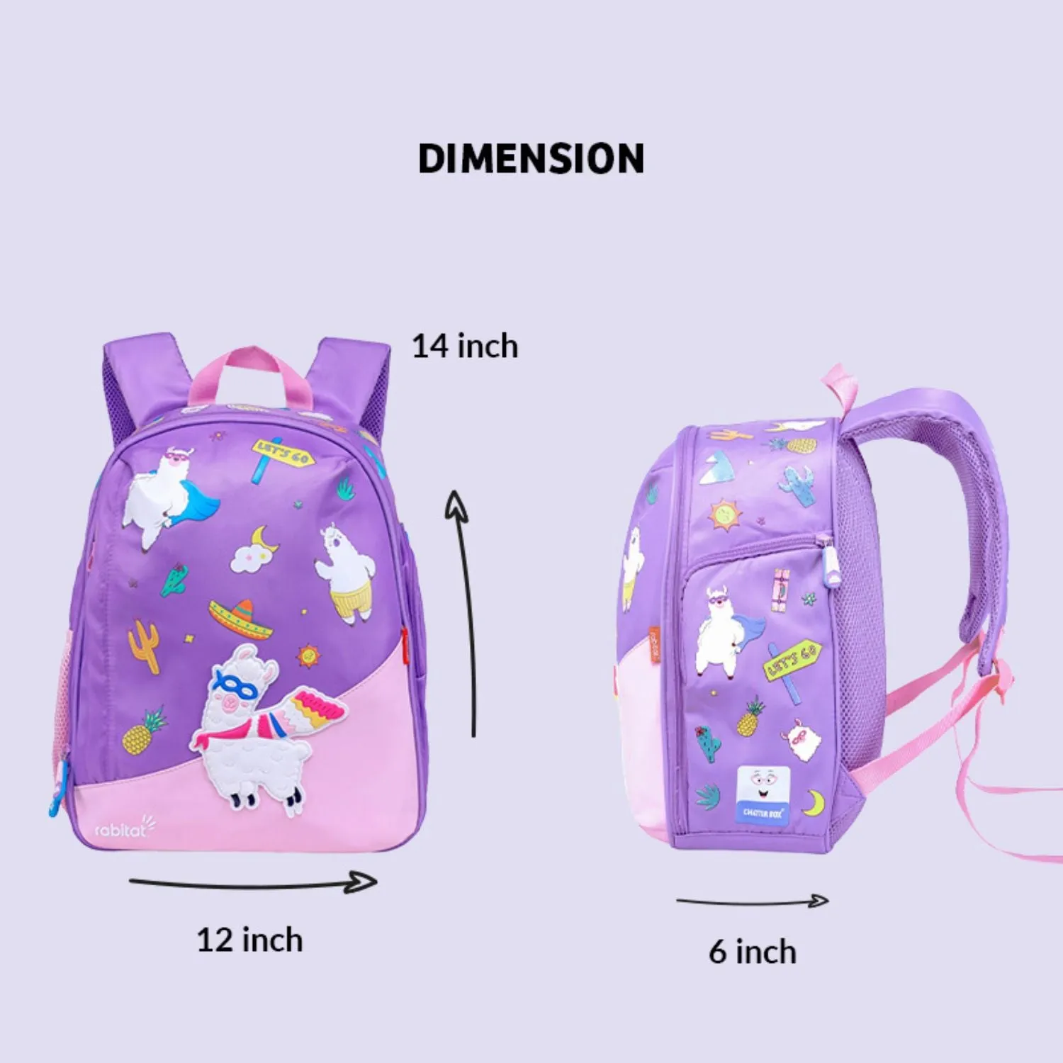 Rabitat Smash School Bag 14.5" - Chatter Box