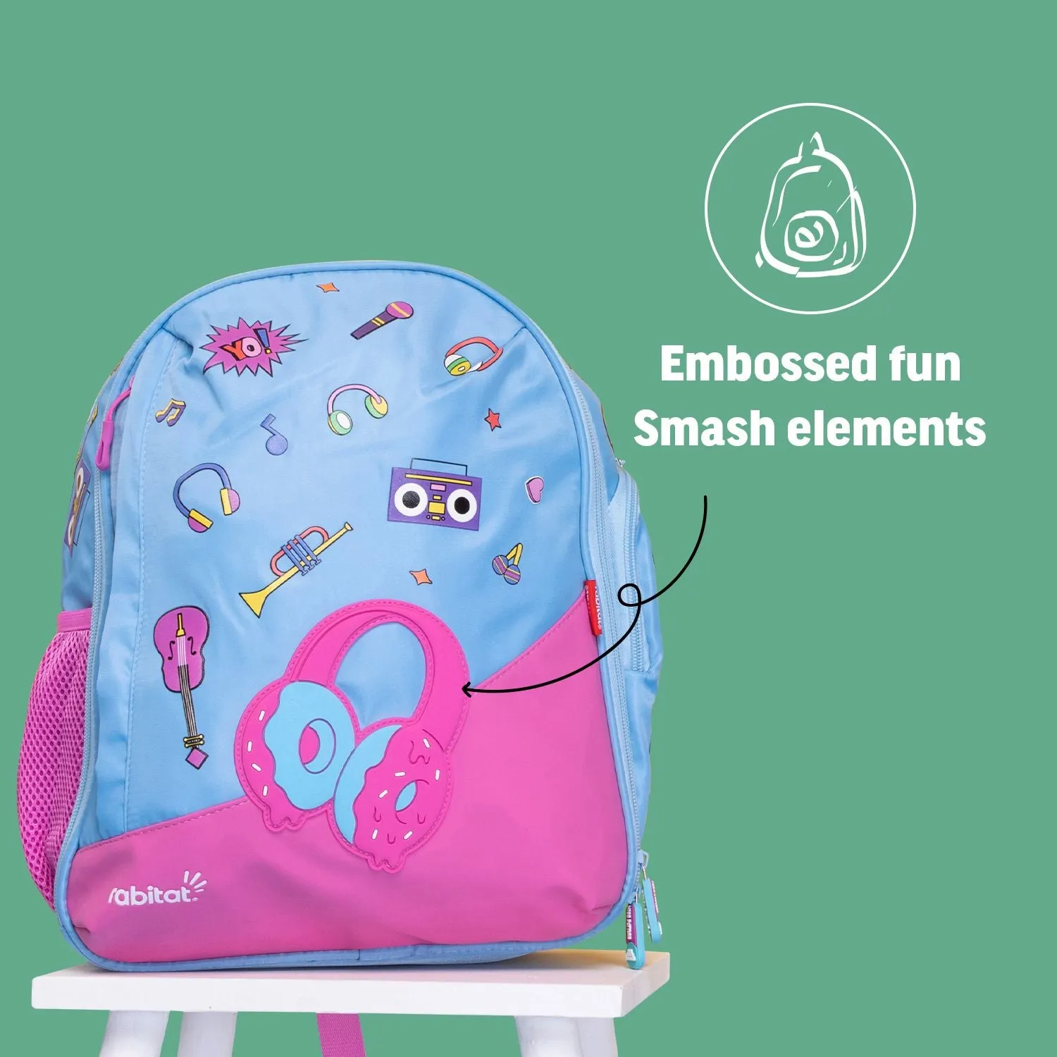 Rabitat Smash School Bag 14.5" - Chatter Box
