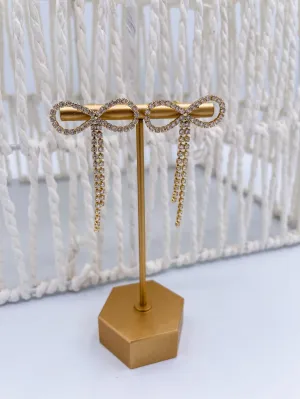 Radiant Bow Elegance Earrings