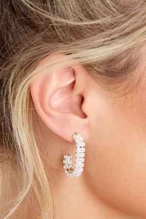 Radiant Charm Silver Earrings