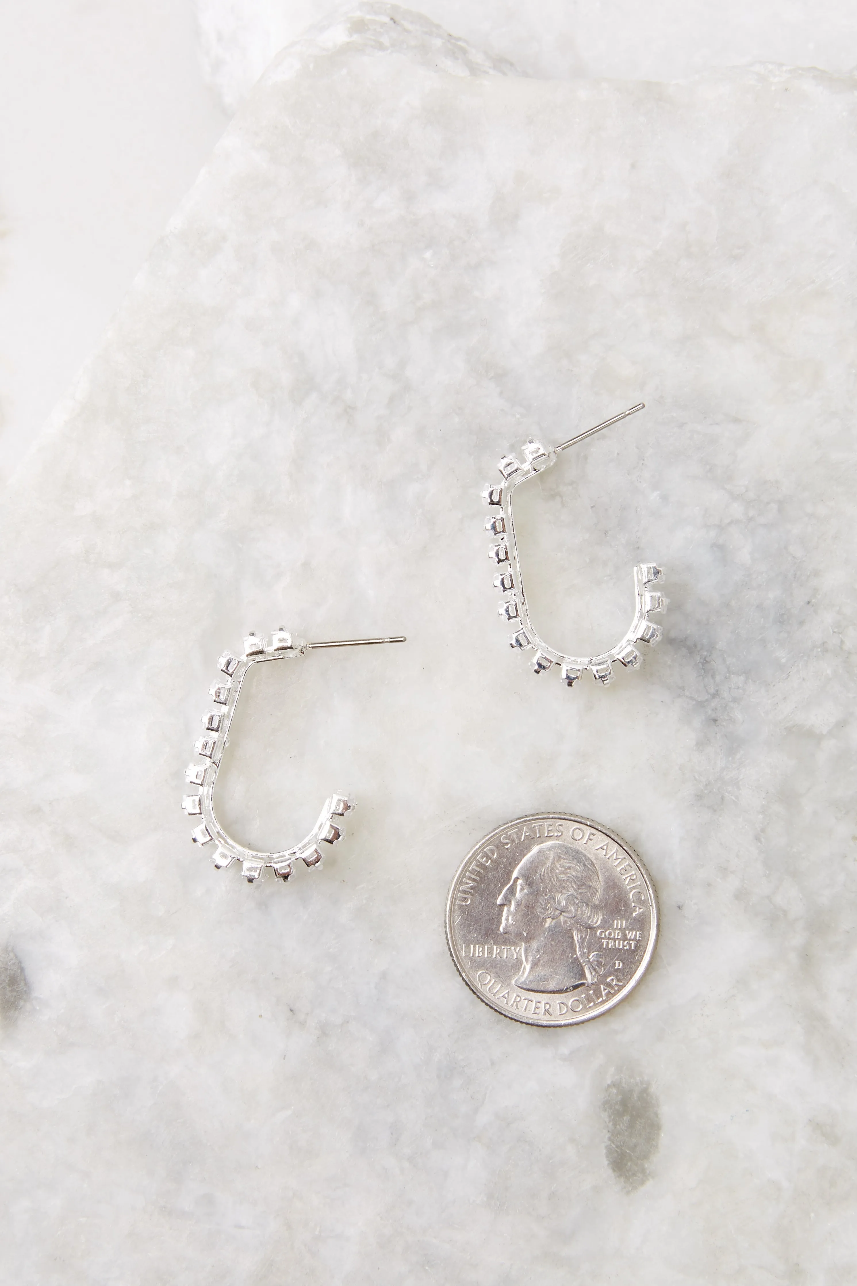 Radiant Charm Silver Earrings