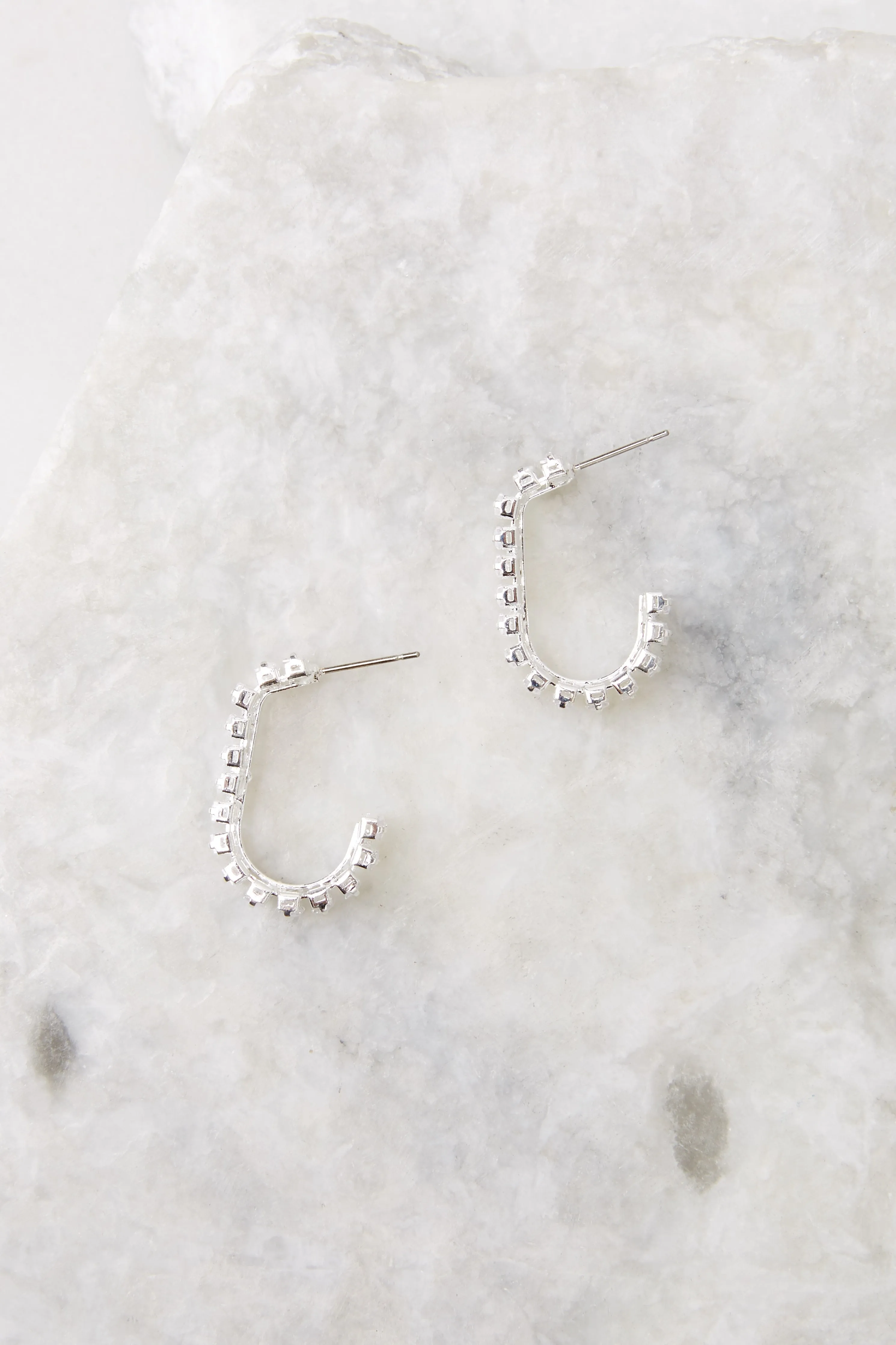 Radiant Charm Silver Earrings