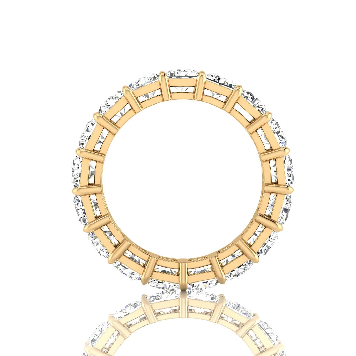 Radiant Cut Lab Grown Diamond Eternity Band - 6.80cttw