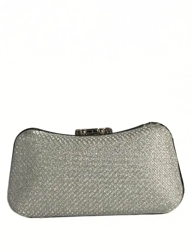 Rhinestone Leaf Clutch