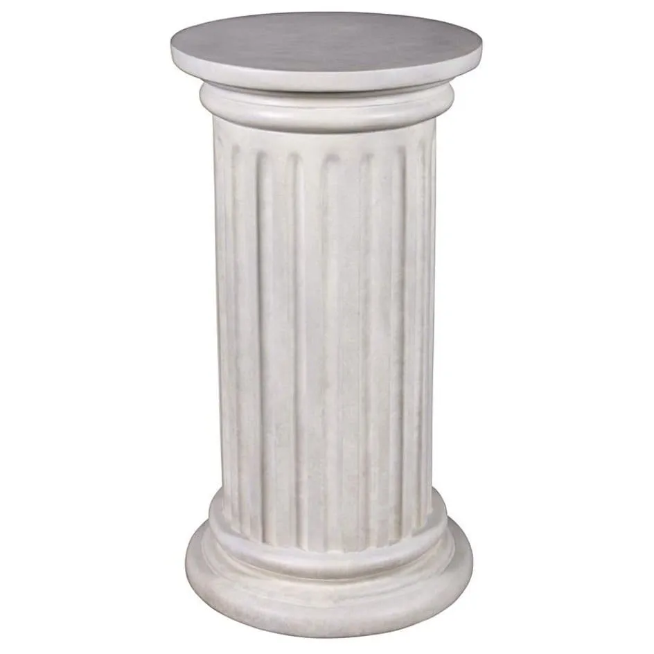 Roman Doric Column Classical Fluted Statuary Grande Pedestal by Design Toscano