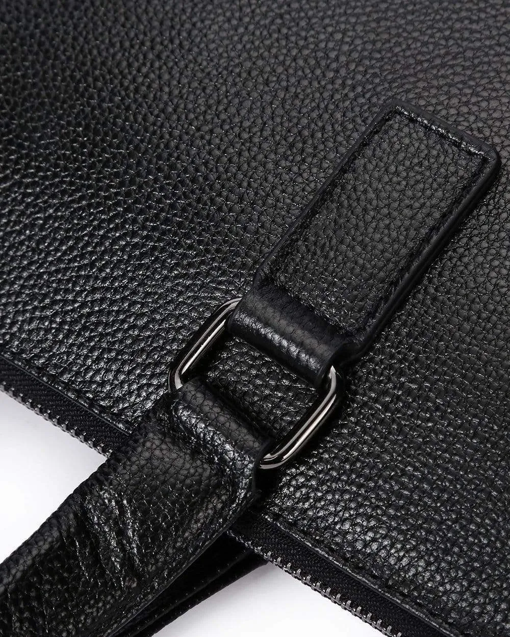 Rossie Viren Men's Classic Leather Briefcase
