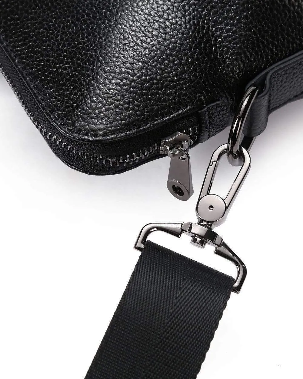 Rossie Viren Men's Classic Leather Briefcase