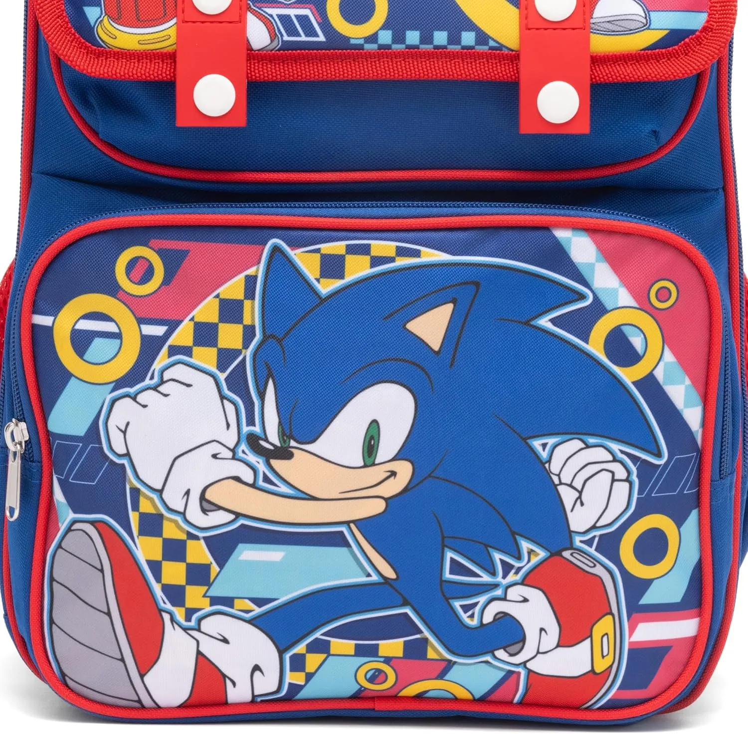 Ruz - Sonic the Hedgehog (Sonic) Large School backpack with Padded Back and Adjustable Straps