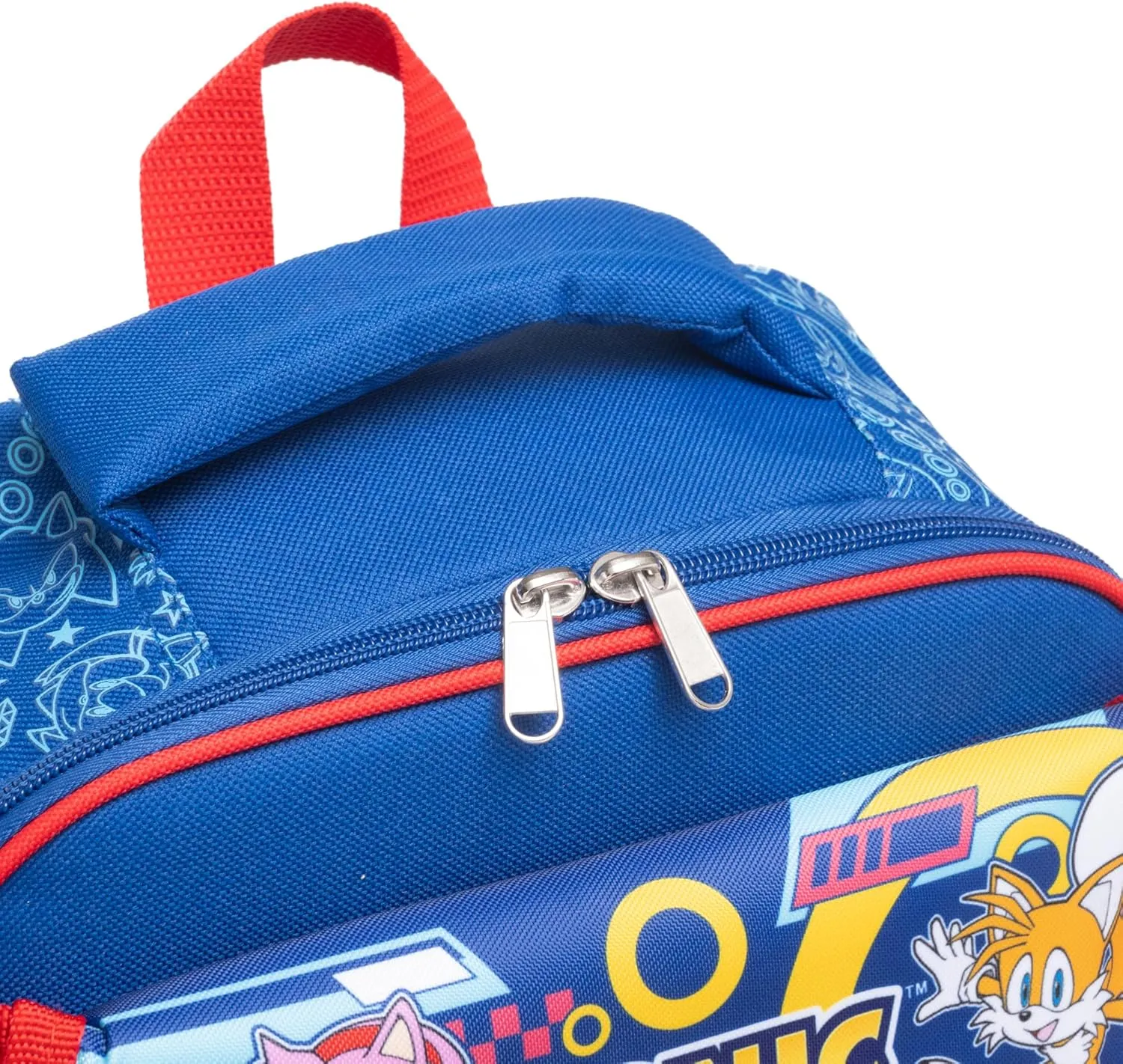 Ruz - Sonic the Hedgehog (Sonic) Large School backpack with Padded Back and Adjustable Straps