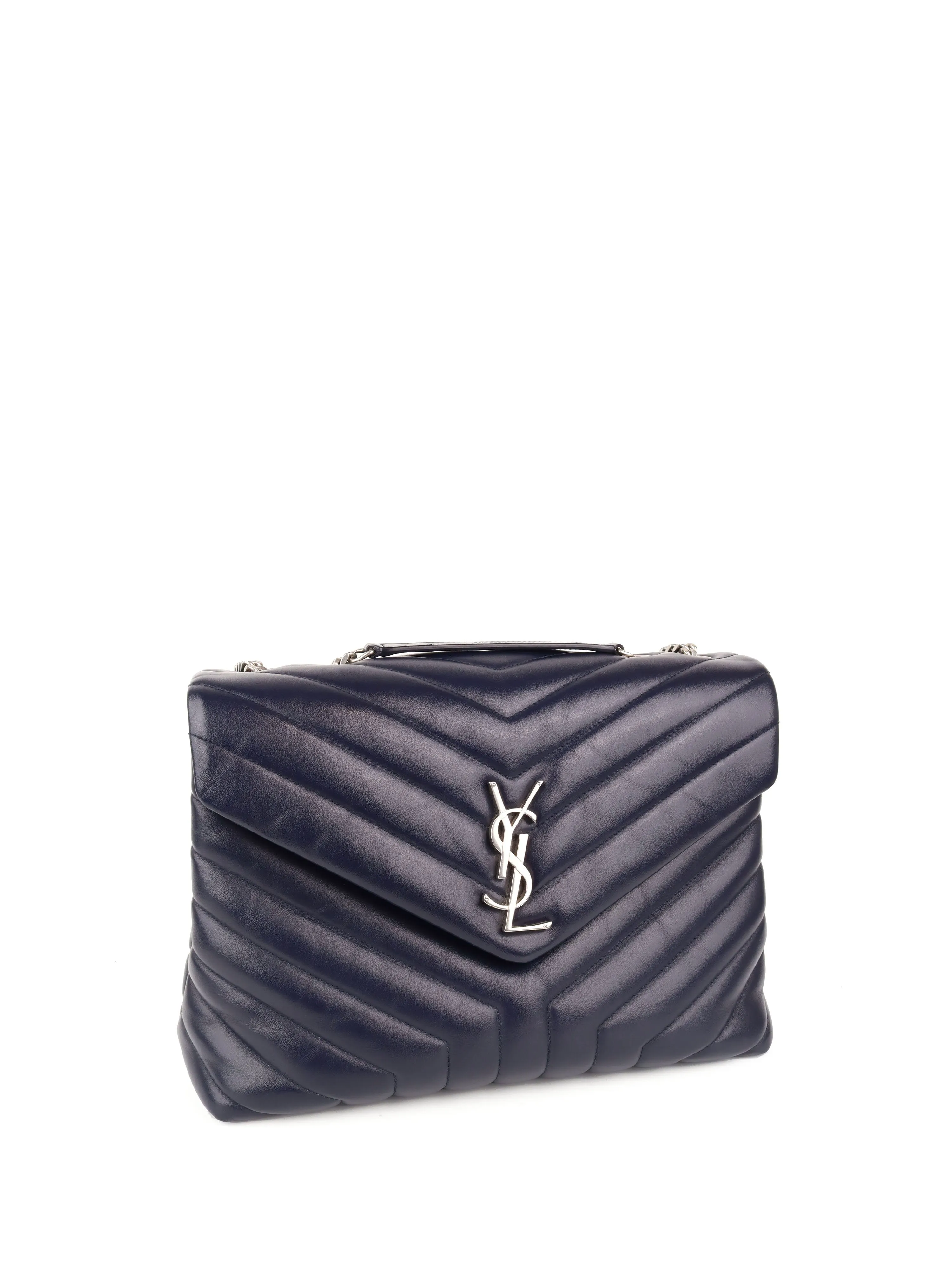 Saint Laurent Medium Navy Loulou Bag