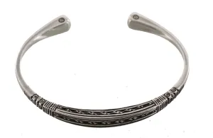 Silver Tuareg Bangle Bracelet
