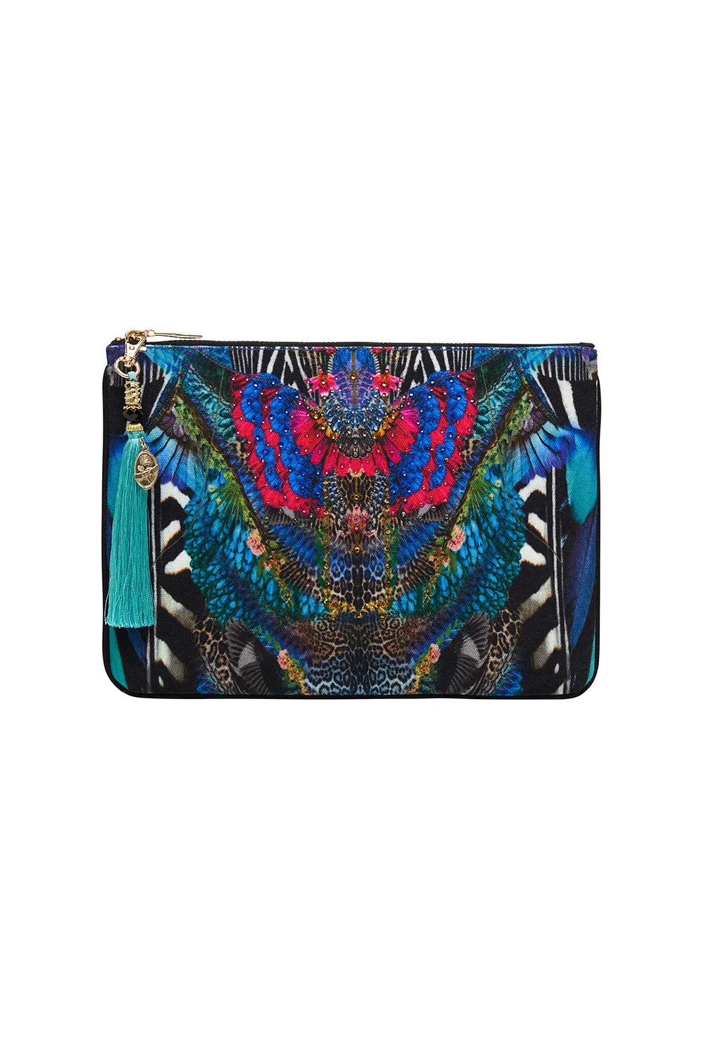 SMALL CANVAS CLUTCH CAFE NAIROBI