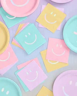 Smiley Napkin - 24 foil napkins