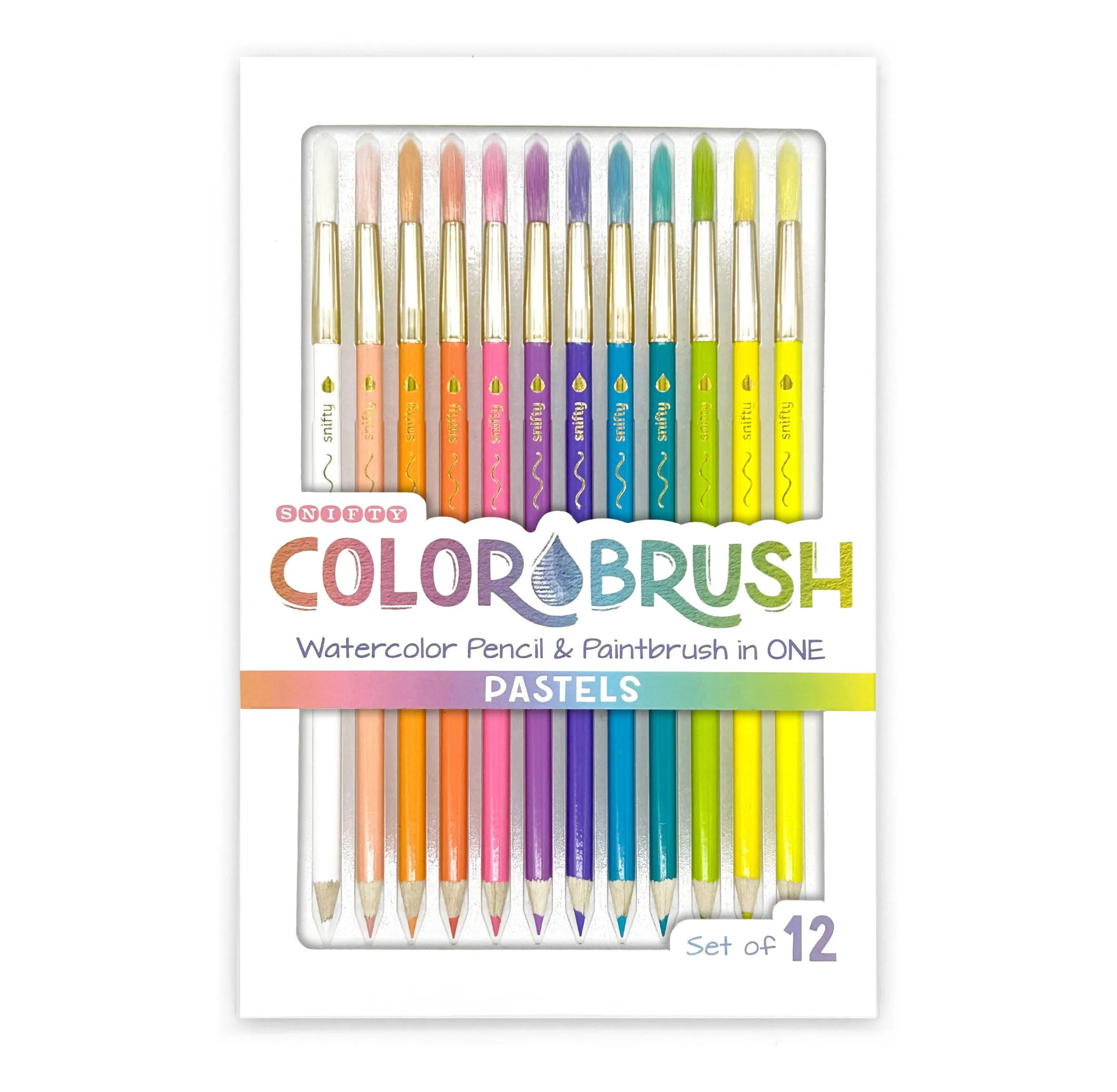 Snifty Colorbursh Watercolor Pencil & Brush Set (Pastel)