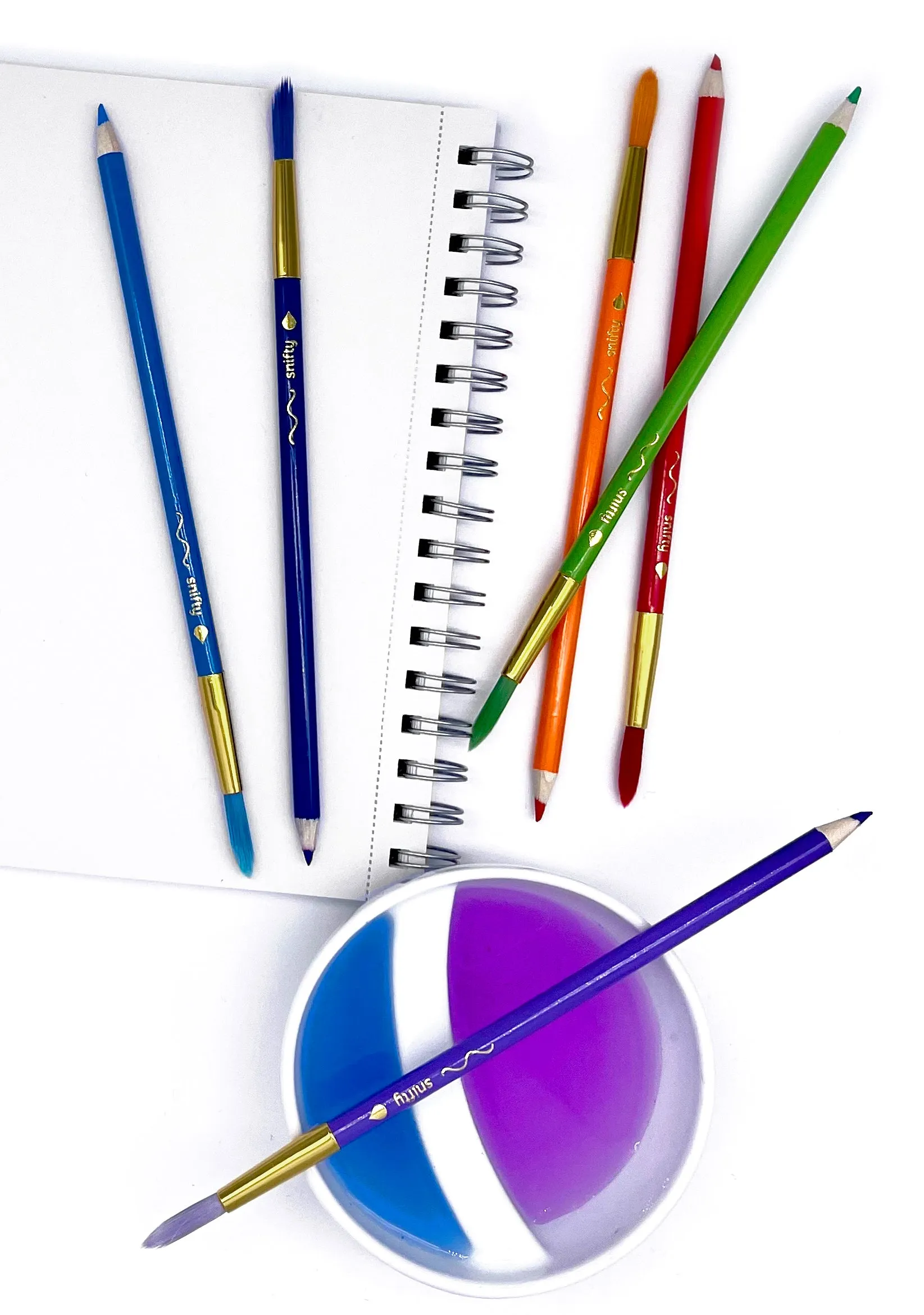 Snifty Colorbursh Watercolor Pencil & Brush Set (Pastel)