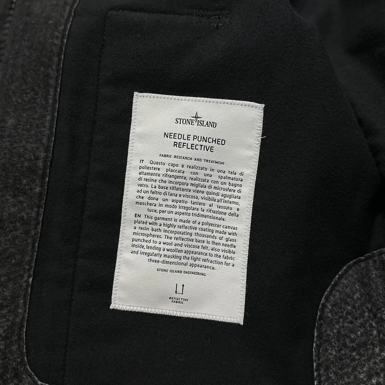 Stone Island Needle Punched Reflective Jacket