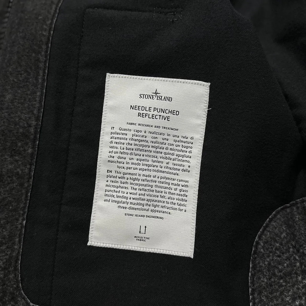 Stone Island Needle Punched Reflective Jacket