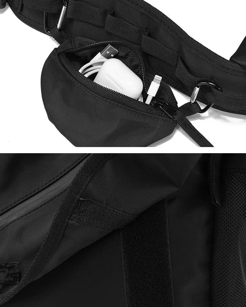 Techwear Large Messenger Sling Bag