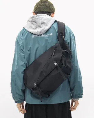 Techwear Large Messenger Sling Bag