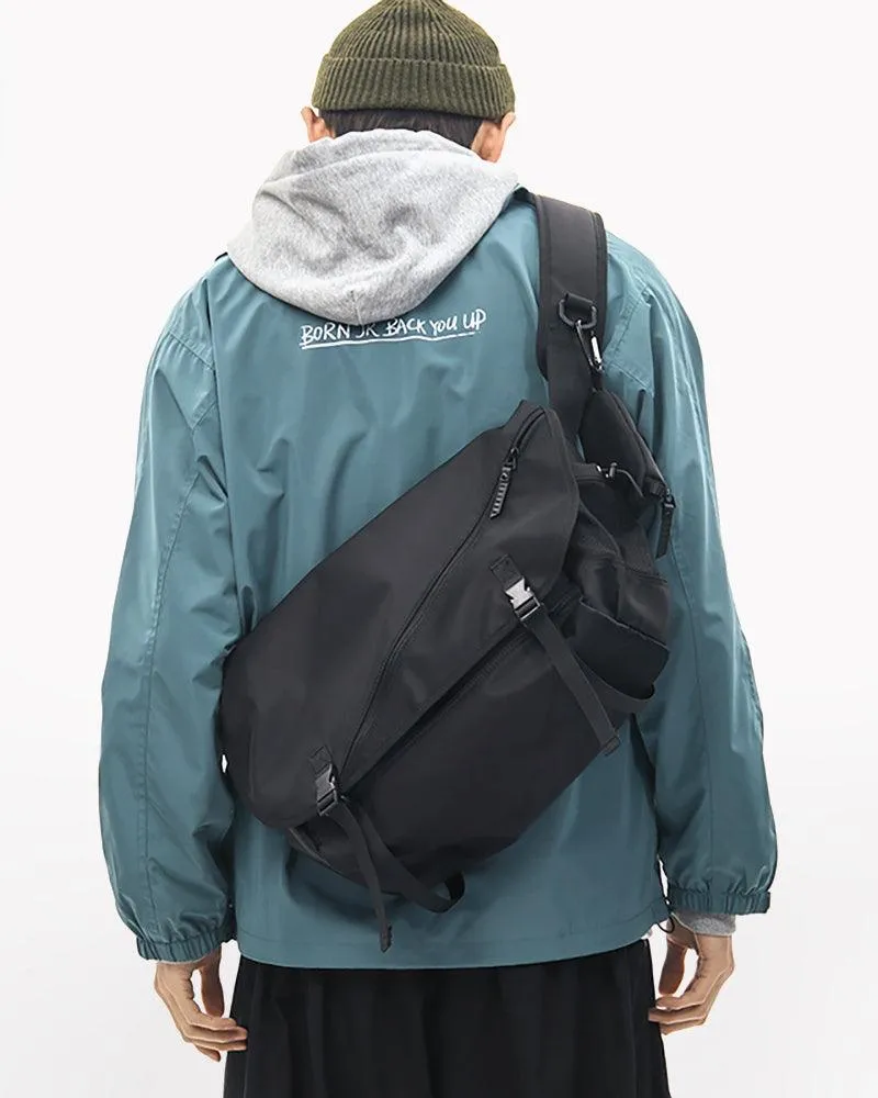 Techwear Large Messenger Sling Bag