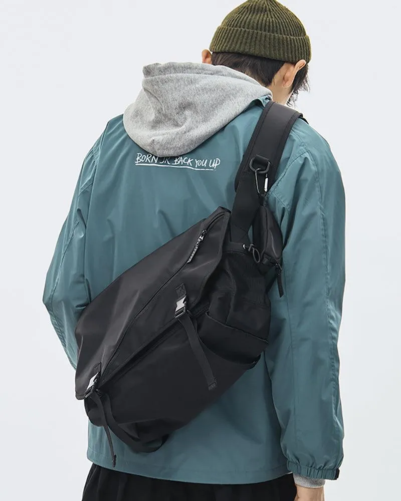 Techwear Large Messenger Sling Bag