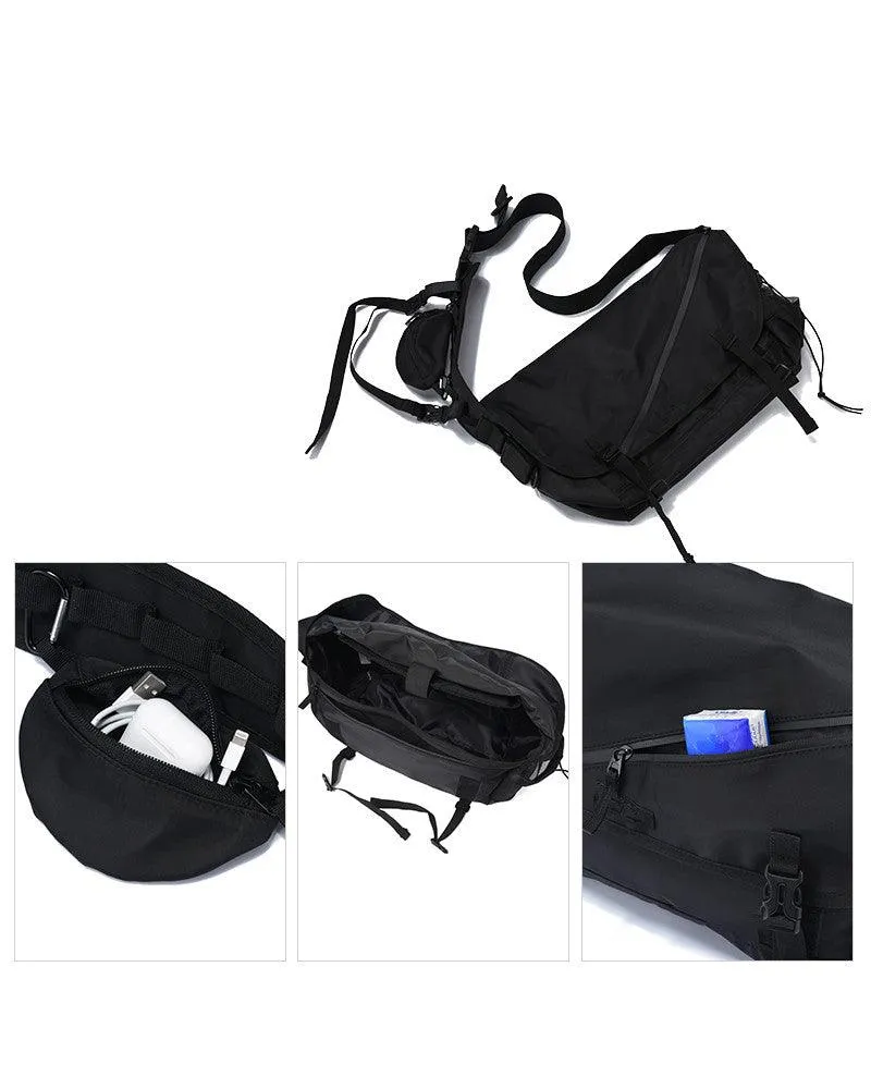 Techwear Large Messenger Sling Bag