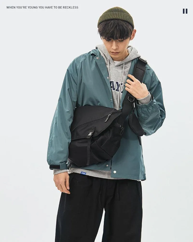 Techwear Large Messenger Sling Bag