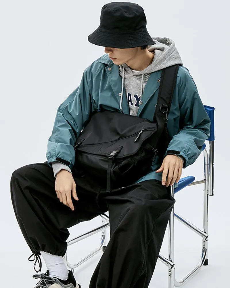 Techwear Large Messenger Sling Bag