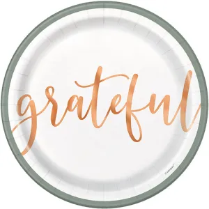 Thanksgiving Modern Pastel Paper Plates 7" | 8 ct
