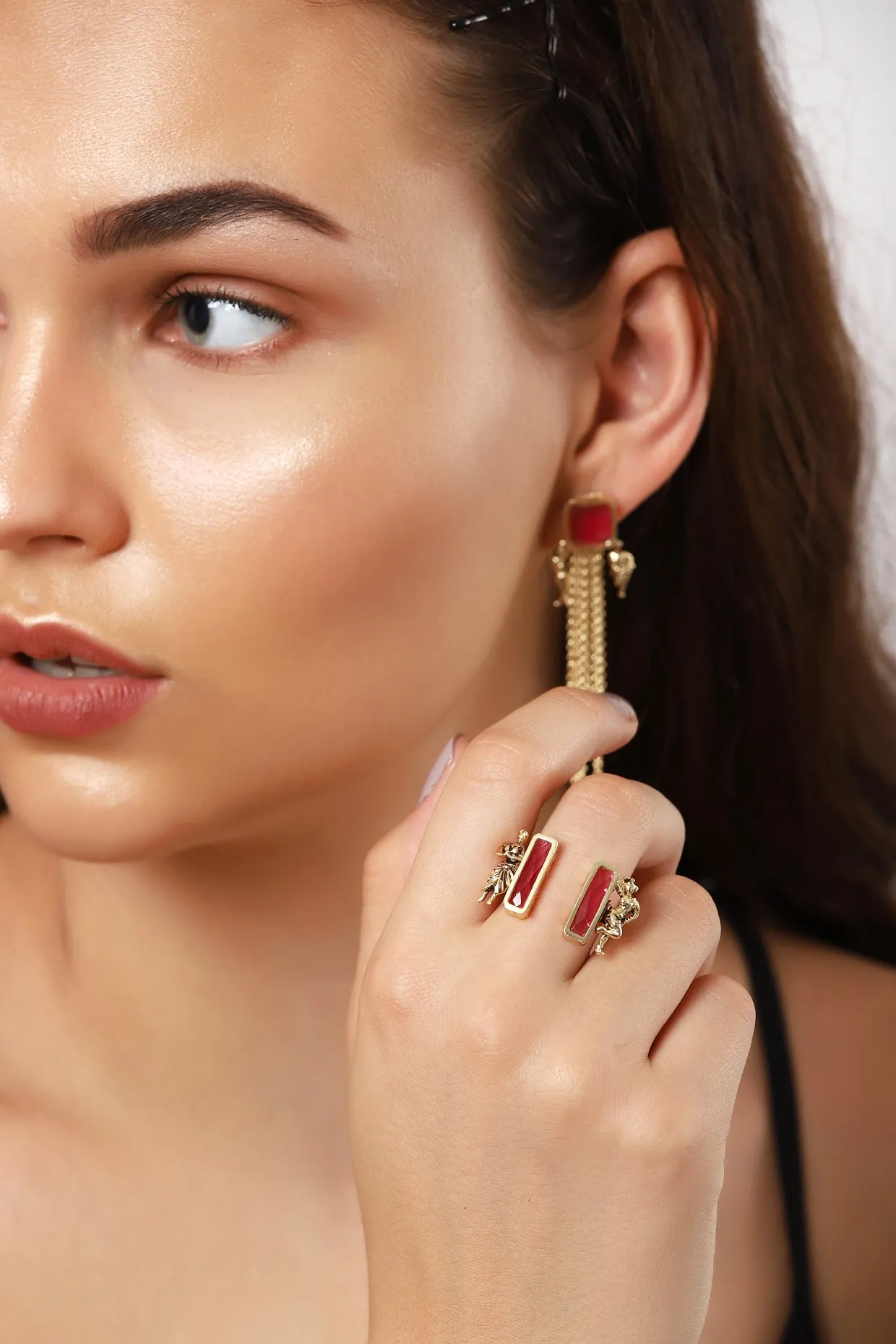 Tourmaline Open Ring