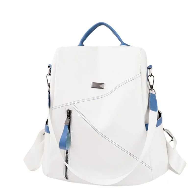Vegan Leather Backpack Solid Colors