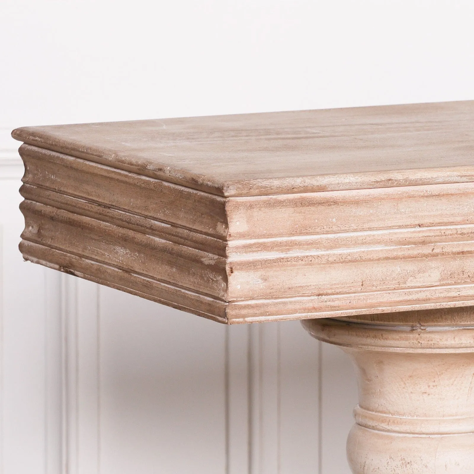 Wooden Console Table With Drawers