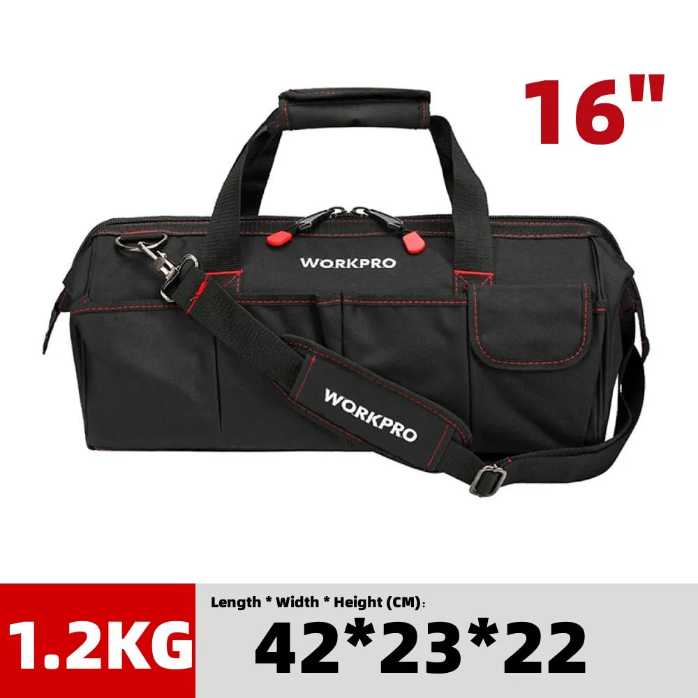WORKPRO Waterproof Tool bag Travel Bags Men Crossbody Bag Tool Bags Large Capacity Free Shipping 4 size