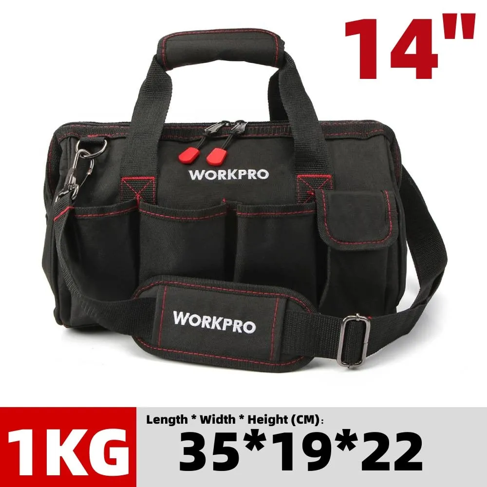 WORKPRO Waterproof Tool bag Travel Bags Men Crossbody Bag Tool Bags Large Capacity Free Shipping 4 size