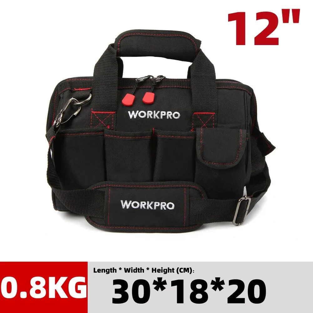 WORKPRO Waterproof Tool bag Travel Bags Men Crossbody Bag Tool Bags Large Capacity Free Shipping 4 size