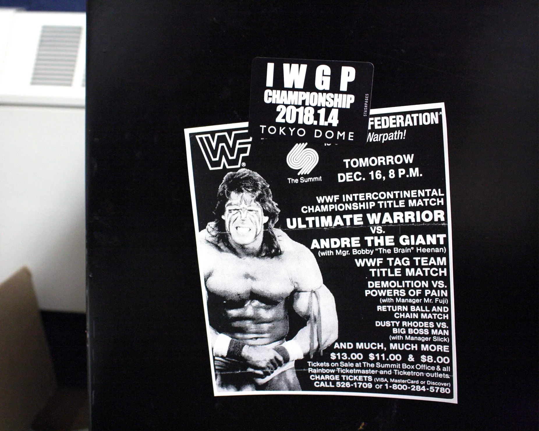 WRESTLEKINGDOM BRIEFCASE MAGNET