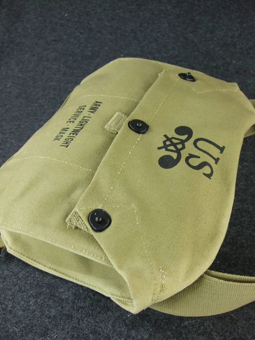 WWII US Army Lightweight Gas Mask Bag
