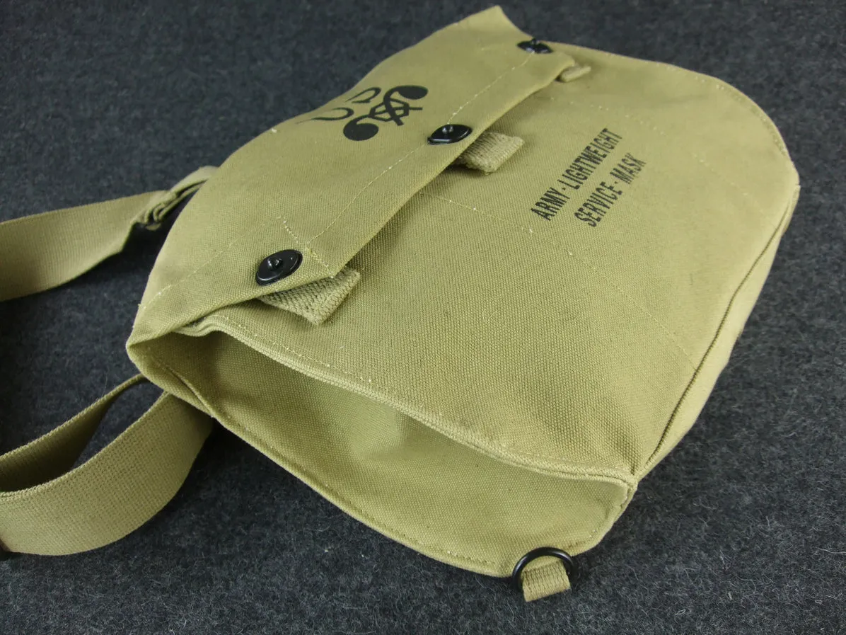 WWII US Army Lightweight Gas Mask Bag