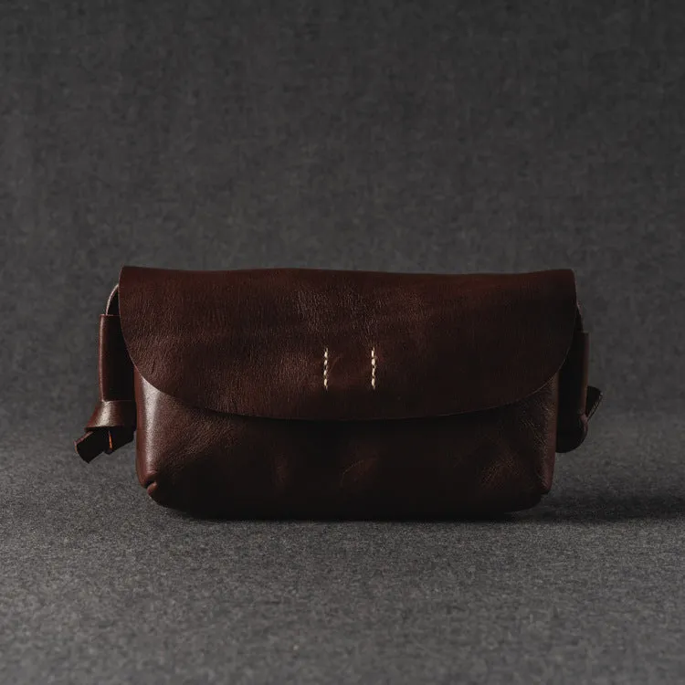YAAGLE Women Handmade Tanned Leather Cross Body Bag Clutch YGWF18